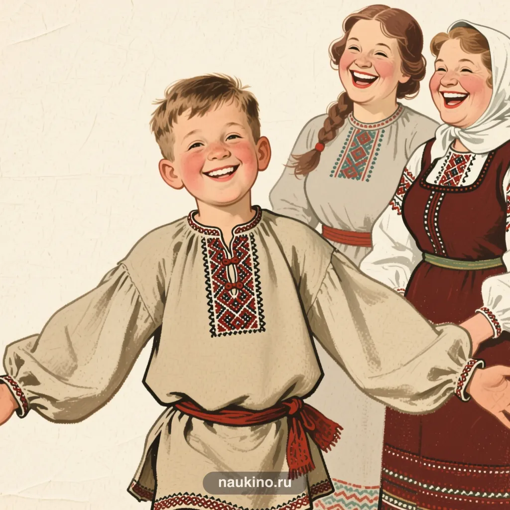 Рисунок к басне «Тришкин кафтан»