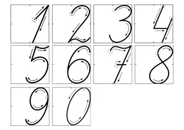 Прописи цифры для дошкольников: от 0 до 10 — лист 84