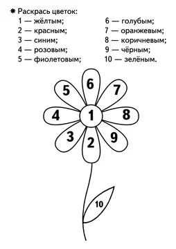Прописи цифры для дошкольников: от 0 до 10 — лист 135