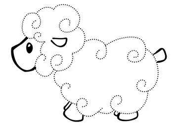 Обводилки и прописи по точкам — лист 69