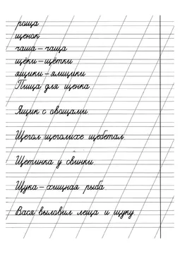 Прописи: слоги, слова и предложения — лист 5