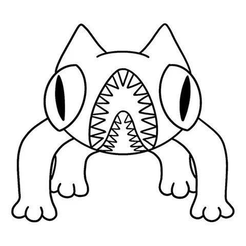 Раскраска «Лэзкэт (Lazcat) из сада Банбан»