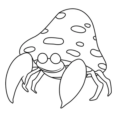 Раскраска «Покемон Парасект #0047»