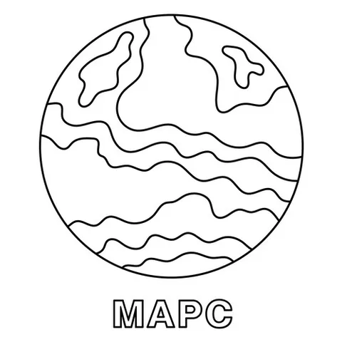 Раскраска «Марс»