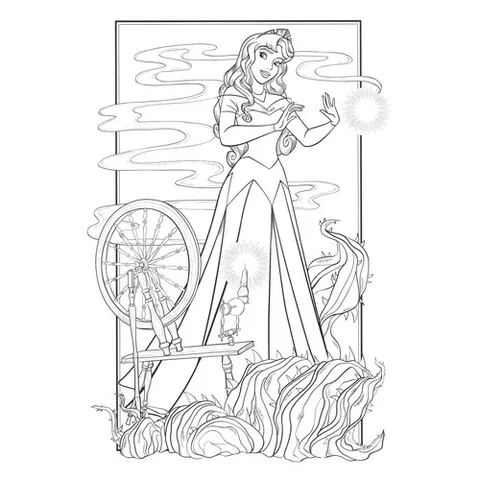 Раскраска «Аврора»