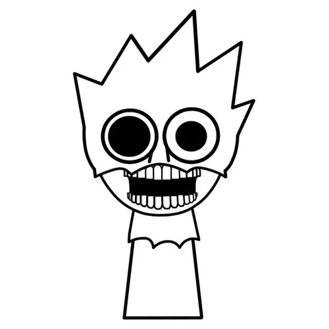 Раскраска «Хоррор Спрунк ОВАКС»